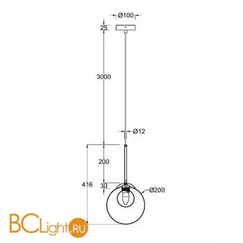 Подвесной светильник Maytoni Basic form MOD521PL-01G3 - Фото 5