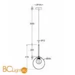 Подвесной светильник Maytoni Basic form MOD521PL-01G3 - Фото 5