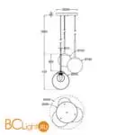 Подвесной светильник Maytoni Basic form MOD521PL-03G - Фото 5