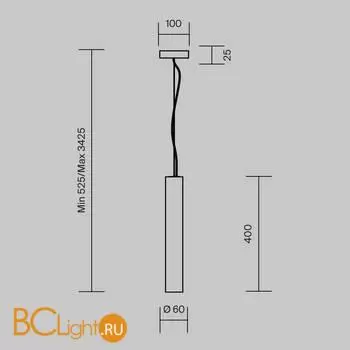 Подвесной светильник Maytoni Basic Texture MOD461PL-L5BK - Фото 5