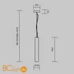 Подвесной светильник Maytoni Basic Texture MOD461PL-L5BK - Фото 5