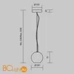 Подвесной светильник Maytoni Basic Texture MOD461PL-01BG - Фото 4