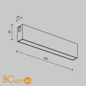 Трековый светильник Maytoni Basis new TR151-1-12W3K-BS - Фото 7