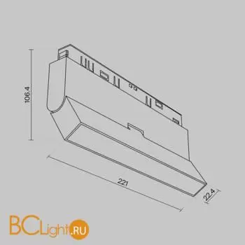 Трековый светильник Maytoni Basis Rot TR036-4-12WTW-DD-B - Фото 6