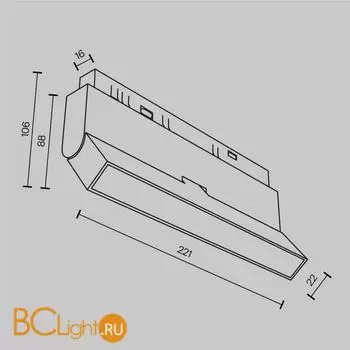 Трековый светильник Maytoni Basis Rot new TR036-2-12W2.7K-B - Фото 7