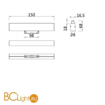 Трековый светильник Maytoni Basis S35 4000K 7Вт 120° TR012-2-7W4K-W - Фото 3