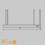 Подвесной светильник Maytoni Basis P051PL-36W2.7-6K-B - Фото 4