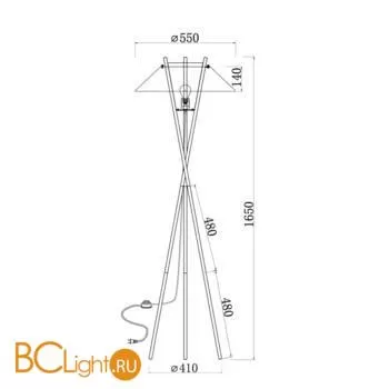 Торшер Maytoni Bastone MOD006FL-01B - Фото 2