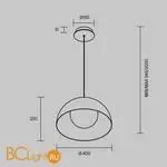 Подвесной светильник Maytoni Batten MOD472PL-L20B3K - Фото 5