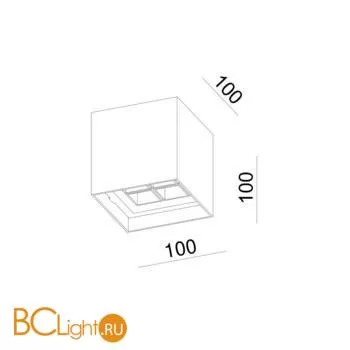 Уличный потолочный светильник Maytoni Berg O045CL-L2B3K - Фото 1