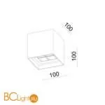 Уличный потолочный светильник Maytoni Berg O045CL-L2B3K - Фото 1