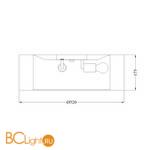 Потолочный светильник Maytoni Bergamo MOD617CL-04GR - Схема