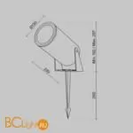 Садово-парковый фонарь Maytoni Bern O050FL-L30W3K - Фото 7