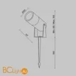 Садово-парковый фонарь Maytoni Bern O050FL-L5W3K - Фото 4