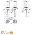 Бра Maytoni Bianco MOD224WL-02BS - Фото 11