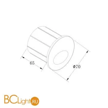 Встраиваемый светильник Maytoni Bil O015SL-L3W3K - Фото 0