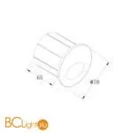 Встраиваемый светильник Maytoni Bil O015SL-L3B3K - Фото 0