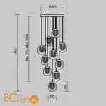 Подвесной светильник Maytoni Biology MOD367PL-L30BBSK - Фото 5
