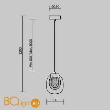 Подвесной светильник Maytoni Biology MOD367PL-L3BSK - Фото 6