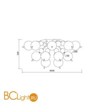 Люстра Maytoni Bolla MOD133CL-04CH - Фото 1