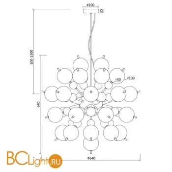 Люстра Maytoni Bolla MOD133PL-08BS - Фото 1