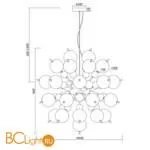 Люстра Maytoni Bolla MOD133PL-08BS - Фото 1