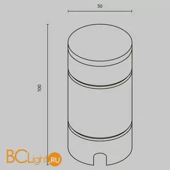 Ландшафтный светильник Maytoni Brill O474FL-L2GF3K - Фото 7