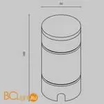 Ландшафтный светильник Maytoni Brill O474FL-L2GF3K - Фото 7