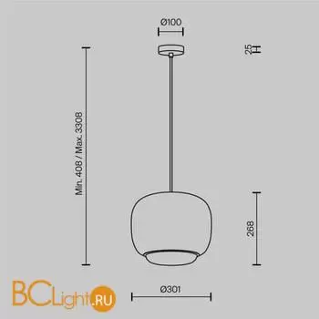 Подвесной светильник Maytoni Brio MOD466PL-L12W3K - Фото 4