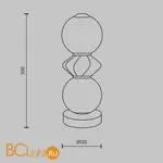 Настольная лампа Maytoni Brosche MOD362TL-L10GR3K - Фото 3