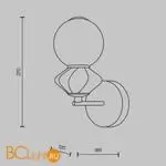 Бра Maytoni Brosche MOD362WL-L5GR3K - Фото 6