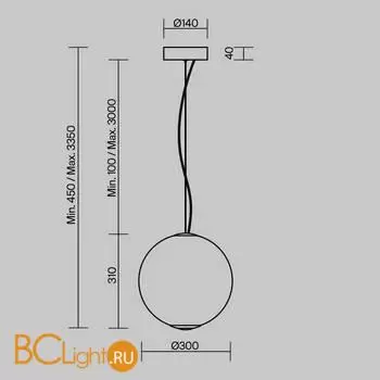 Подвесной светильник Maytoni Bruma MOD397PL-L15CH3K - Фото 7