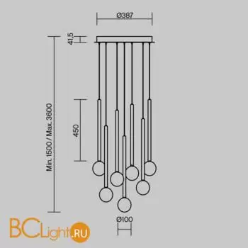 Подвесной светильник Maytoni Bubble Dreams MOD383PL-L20BBS3K - Фото 4