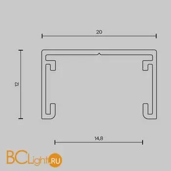 Шинопровод Maytoni Busbar trunkings Basity new TRX172-112B - Фото 5