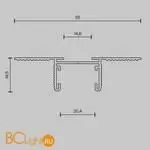 Шинопровод Maytoni Busbar trunkings Basity new TRX172-122B - Фото 5