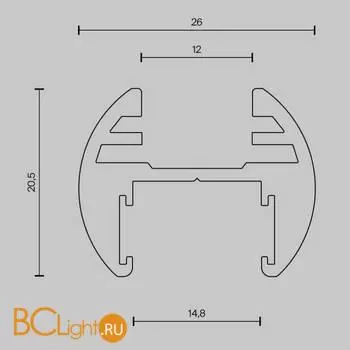 Шинопровод Maytoni Busbar trunkings Basity new TRX172-R-111B - Фото 5