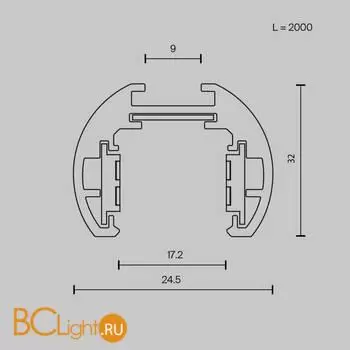 Шинопровод Maytoni Busbar trunkings Exility new TRXM034-R-412W - Фото 4