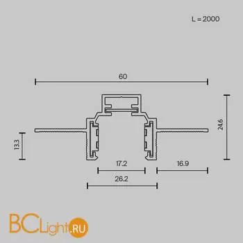 Шинопровод Maytoni Busbar trunkings Exility new TRXM034-422B - Фото 4