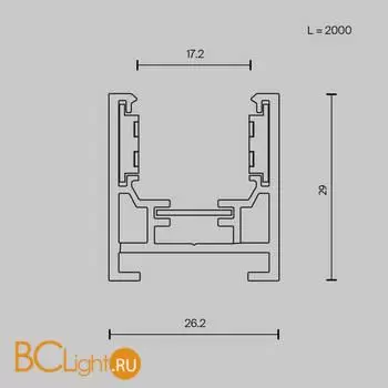 Шинопровод Maytoni Busbar trunkings Exility new TRXM034-412B - Фото 4