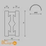 Шинопровод Maytoni Busbar trunkings Flarity new TRX154-SR-D650-BS - Фото 5