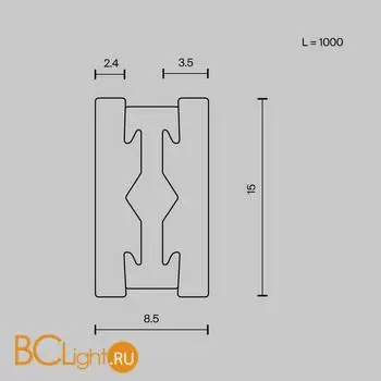 Шинопровод Maytoni Busbar trunkings Flarity new TRX154-111B - Фото 5