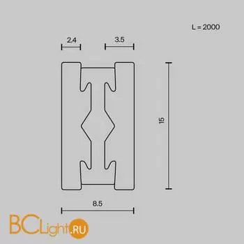 Шинопровод Maytoni Busbar trunkings Flarity new TRX154-112BS - Фото 3