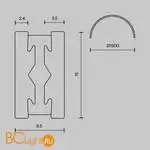 Шинопровод Maytoni Busbar trunkings Flarity TRX154-2SR-D1500-BS - Фото 5