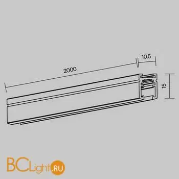 Шинопровод Maytoni Busbar trunkings Levity new TRX184-112B - Фото 5
