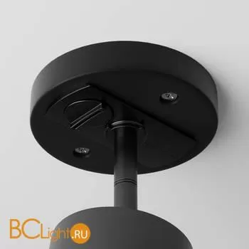 Шинопровод-адаптер Maytoni Unity одноместный черный TRA010-1-BS-B - Фото 0