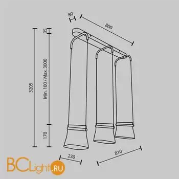 Подвесной светильник Maytoni Cabaret new MOD170PL-L24BS3K - Фото 10