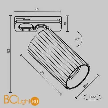 Трековый светильник Maytoni Calipso new TR218-1-GU10-BS - Фото 10