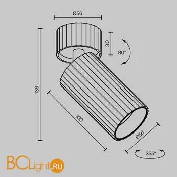 Спот Maytoni Calipso C108CL-01-GU10-BS - Фото 9