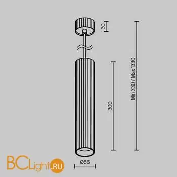 Подвесной светильник Maytoni Calipso P106PL-01-GU10-BS - Фото 9