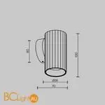 Бра Maytoni Calipso C106WL-01-GU10-B - Фото 6